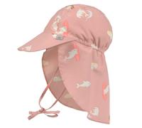 Lässig Schirmmütze mit Nackenschutz LSF Sun Protection Flap Hat - Dolphin - Peach - Gr. 50/51