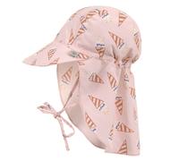 Lässig Schirmmütze mit Nackenschutz LSF Sun Protection Flap Hat - Ice Cream - Pale Pink - Gr. 48-51
