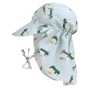 Lässig Schirmmütze mit Nackenschutz LSF Sun Protection Flap Hat - Ice Cream Truck - Illusion Blue - Gr. 41-44