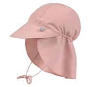 Lässig Schirmmütze mit Nackenschutz LSF Sun Protection Flap Hat - Peach - Gr. 43/45