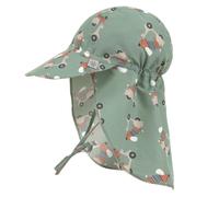 Lässig Schirmmütze mit Nackenschutz LSF Sun Protection Flap Hat - Scooter / Dog - Green - Gr. 45-47