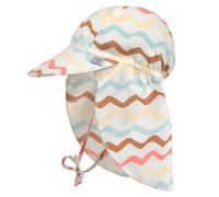 Lässig Schirmmütze mit Nackenschutz LSF Sun Protection Flap Hat - Wave - Sea Salt - Gr. 43/45