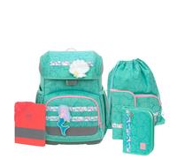 Lässig School Set Light Unique - Schulranzen Set 6tlg. 960g (seashell turqouise)