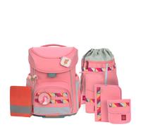 Lässig School Set Slim Unique - Schulranzen Set 7tlg. (Pink)
