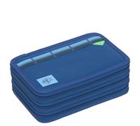 Lässig School Triple Pencil Case - Mäppchen (Unique Dark Blue)