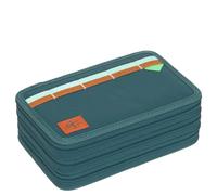 Lässig School Triple Pencil Case - Mäppchen (Unique Dark Green)