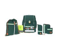 Lässig Schulranzen Set 7-teilig, Boxy Unique dark green Ocean Edition