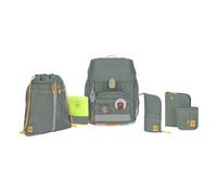 Lässig Schulranzen Set 7-teilig, Boxy Unique Letters green