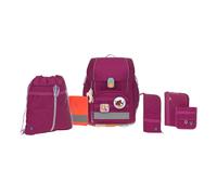 Lässig Schulranzen Set 7-teilig, Boxy Unique Speckles Berry