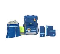 Lässig Schulranzen Set 7-teilig, Slim Unique dark blue