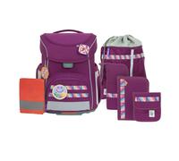 LÄSSIG Schulranzen Set 7-teilig Slim - Unique, Lila