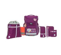 Lässig Schulranzen Set 7-teilig, Slim Unique lilac