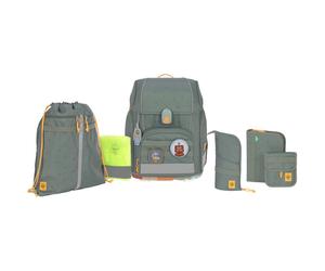 Lässig Schulranzen Set Boxy Unique 7 tlg. , Letters green