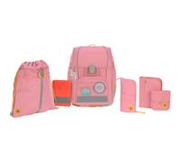 LÄSSIG 7-teiliges Schulranzen Set Kinder/School Set Boxy Unique Pink