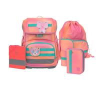 Lässig Schulranzen-Set Light Unique 7-teilig Sunset Pink Apricot