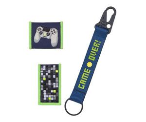 LÄSSIG Schulranzen-Zubehör Bold Glow in the Dark School Patches Set 3-teilig Gaming mehrfarbig