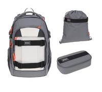 Lässig Schulrucksack Bold Origin Anthracite-Grey 3 tlg