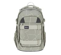 BOLD Lässig Schulrucksack mit Reflektoren und höhenverstellbarem Rückenteil/School Backpack Bold Curve sage