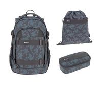 Lässig Schulrucksack Bold Origin Spots blau 3 tlg.