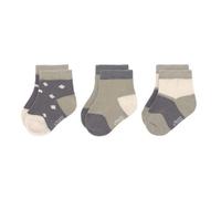 Lässig - Sneaker Socks anthrazit/olive Gr.19-22 3-er Set