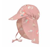 Lässig-Sonnenhut Baby (UV Schutz & Nackenschutz) - Delfin, Rosa - 43/45