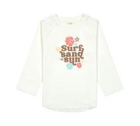 Lässig Splash & Fun Baby und Kind Langarm Badeshirt Schwimmshirt Rashguard mit UV-Schutz - Flowers sea Salt, 5 Jahre, Größe 110
