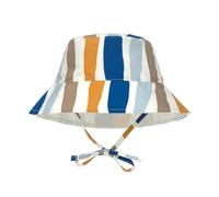 Lässig - Sonnenhut UV - Wellen orange/blau, 46/49