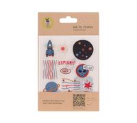 Lässig Sticker Rub On Space