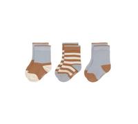 LÄSSIG Strumpfhose Tiny Farmer gestreift grau/weiß Gr. 86-92