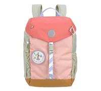 LÄSSIG Kinder Wanderrucksack Kinderrucksack mit Brustgurt gepolsterte Schultergurte wasserabweisend, 14 Liter/Big Outdoor Backpack Sunny Explorer rose/pink