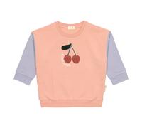 Lässig Sweatshirt Kirschen Little Gang 110 rosa/lila