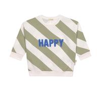 Lässig Sweatshirt Streifen Happy Little Gang 74 natur/mint