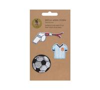 Lässig Textile Woven Sticker Stick on Football