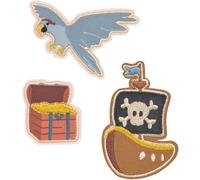 LÄSSIG Textilsticker Pirates – selbstklebend