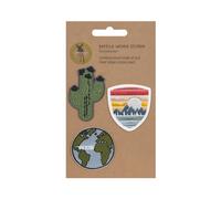 LÄSSIG Textilsticker selbstklebend/Textile Woven Sticker Worldwide