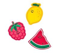 Lässig Textile Woven Sticker Stick on Fruits