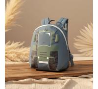 LÄSSIG Kleiner Kinderrucksack für Kita Kindertasche Krippenrucksack mit Brustgurt, 20 x 9.5 x 24 cm, 3,5 L/Tiny Backpack Tractor