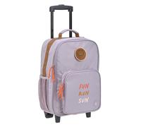 LÄSSIG Kinderkoffer Trolley Reisekoffer mit Teleskopstange und Rollen für Kinder Handgepäck/Trolley Lilac
