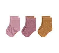 LÄSSIG Unisex Kinder- und Babysocken 3er Set/Rosewood Größe 27-30