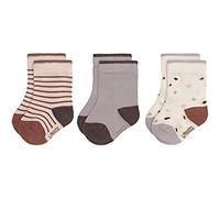 LÄSSIG Unisex Kinder- und Babysocken 3er Set/ Tiny Farmer lilac Größe 15-18
