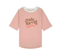 LÄSSIG UV-Kurzarm-Badeshirt Make Waves peach - Junge,Mädchen - Gr. 92