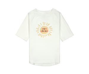 Lässig-UV Shirt Kinder Kurzarm - Sonne, Weiß - 62/68