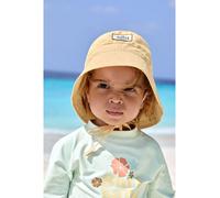 Lässig Wende-Sonnenhut in Gelb - Größe 46-49 cm | Baby Caps Huete