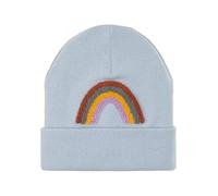 Lässig Wollbeanie "Little Gang Rainbow" in Hellblau - Größe 52-56 cm | Kindermuetzen