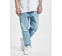 lässige 2Y Premium Herren Jeans Taschen Straight Fit mit Baumwolle Blau 34