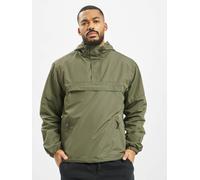lässige Brandit Herren Jacke Reißverschluss Taschen Khaki L