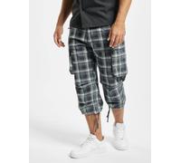 lässige Brandit Herren Shorts Reißverschluss Taschen mit Baumwolle Grau M