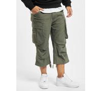 lässige Brandit Herren Shorts Reißverschluss Taschen mit Baumwolle Khaki S