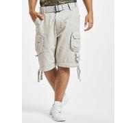 lässige Brandit Herren Shorts Reißverschluss Taschen mit Baumwolle Weiß 6XL