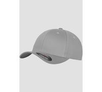 lässige Checked Flanell Unisex Cap Stretch 269 g/m² Silber L/XL